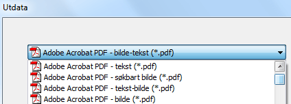 Del 9: Lagre dokumenter KOMPRIMERE PDF-DOKUMENTER PDF-dokumentene du genererer med Readiris, kan komprimeres ved hjelp av ihqc.