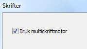 Gjenkjenne arabiske dokumenter Når du skal gjenkjenne arabiske dokumenter i Readiris Corporate, kan du velge gjenkjenningsmotoren som skal brukes: omniskrift (skriftuavhengig) eller multiskrift