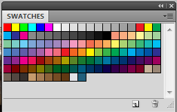 Videre får du innstillingsglidere for alle deler en farge består av; C, M, Y, K om du jobber i CMYK-farger, R, G, B hvis du jobber i RGB- modus, Hue, Saturation, Blackness hvis du jobber i HSB- modus.