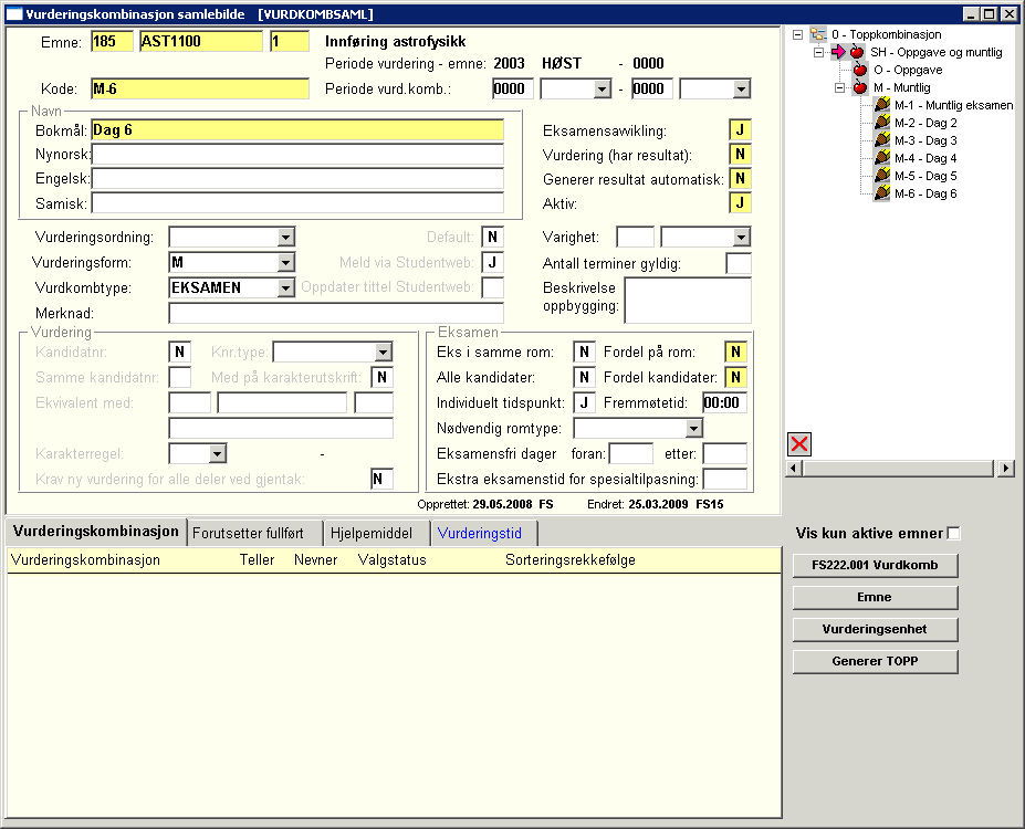 1.2.2 Flere eksamensdager (Muntlig) - 11 - Øverste nivå.