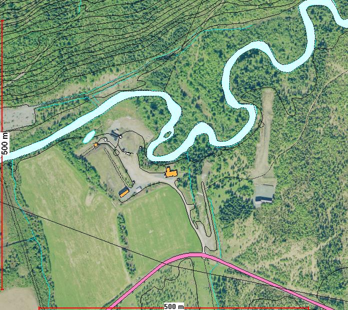 Omsøkte tiltak ligger innenfor det som er avsatt til Byggeområde Skytebane i kommunedelplanen for Tromsdal som ble vedtatt i Verdal kommunestyre 28.02.2000.