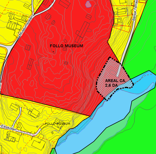 Investeringsprosjekt nr. 2: Belsjø terasse 21 Eiendomsdata: Gnr./bnr.: Del av 67/29 Areal : Ca. 2,6 da Eier : Belsjøsameiet, fester Frogn kommune. Reg.