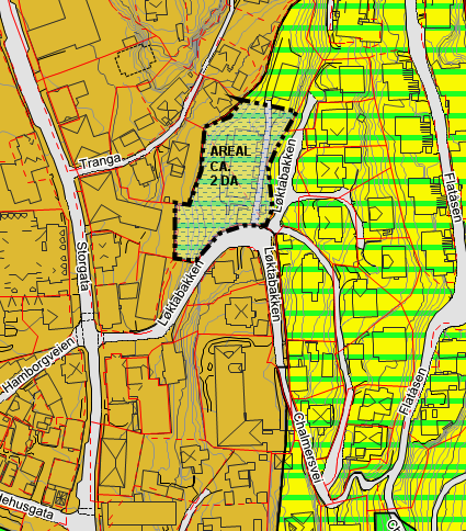 Investeringsprosjekt nr 11: Løktabakken Eiendomsdata: Gnr./bnr.: 86/346 og 73/6 Areal : Ca. 2 da Eier : Frogn kommune Reg.