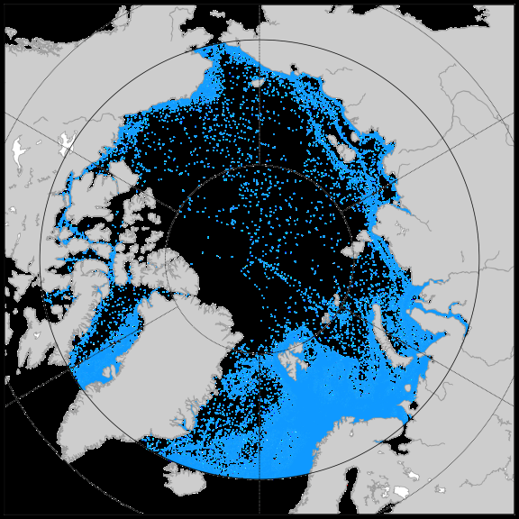 AIS-data 2010-2012 1 prikk = 1 skip/døgn UTFORDRINGEN Ca.