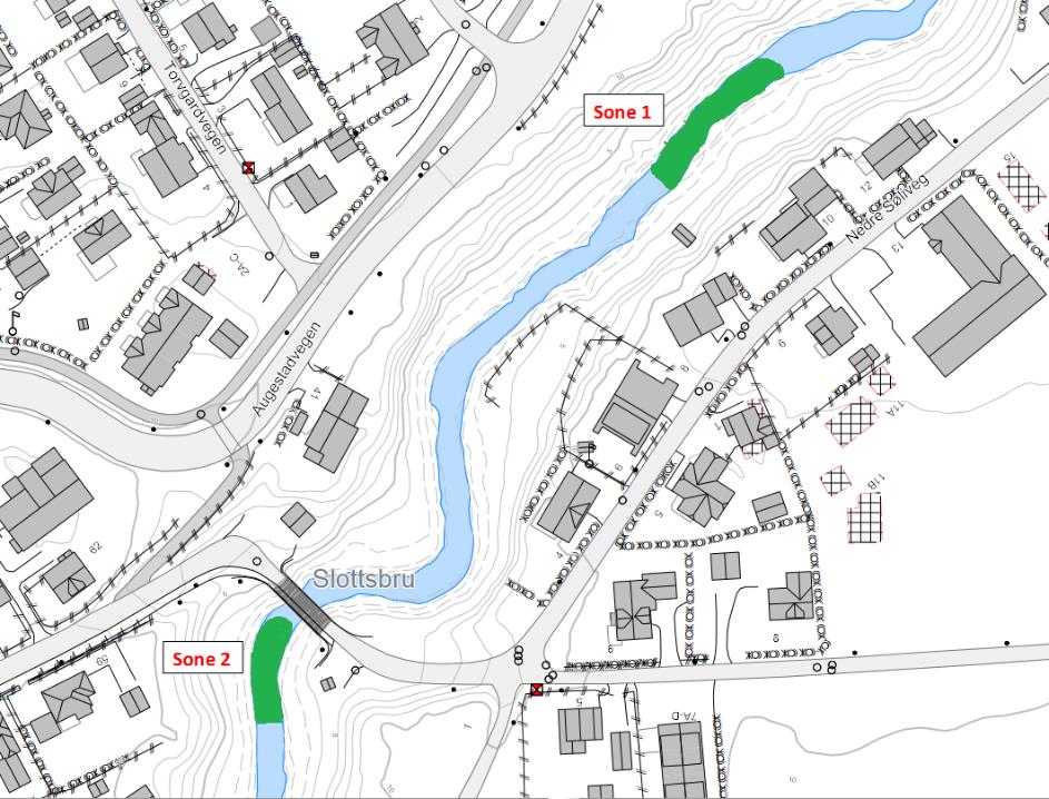 Side 7 av 14 3.0 Resultat Utleggingen av gytegrusen ble utført den 03.09.13 for sone 2 og den 05.09.13. Styrende for valg av dato var å samordne gytegrusutlegging med skredsikringsarbeidet Porsgrunn kommune utførte.