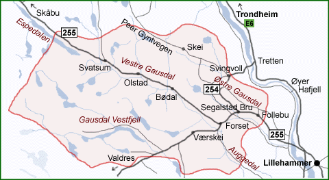 Av anlegg i Oppland/Hedmark som ikke hører til EB, kan man nevne Våler (intern bruk), Brumunddal (intern bruk), Løten, Stor-Elvdal (intern bruk), Grue, Nord-Odal, Sør-Odal og Eidskog.