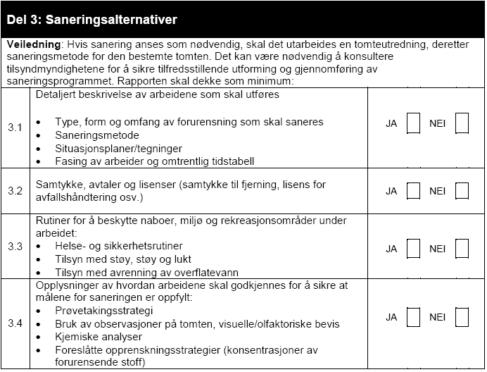 Sjekkliste