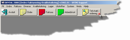 6 DENTAL2000 - Endringsdokumentasjon 1.4 v2002.01a - Bugfiks Vi har rettet opp en liten feil i programmet knyttet til manglende fakturabeløp på girodelen på fakturautskrift.