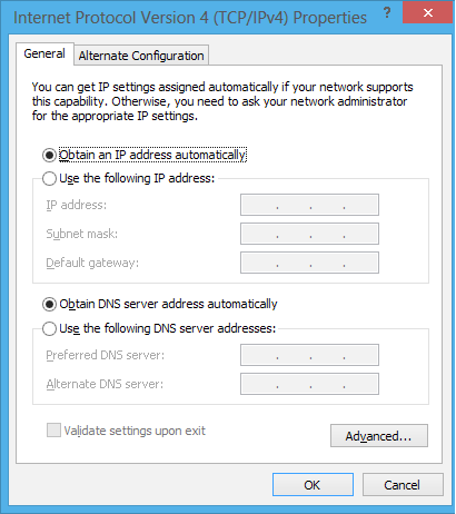 2. Fra Windows -oppgavelinjen, høyreklikk nettverksikonet og klikk på Open Network and Sharing Center (Åpne nettverks- og delingssenter). 3.