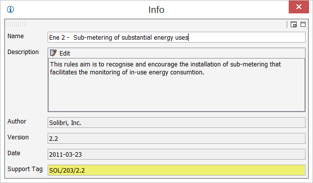 6.6.1 Ene 2 - Sub-metering of substantial energy uses Denne regelen har som forutsetning at utsyr