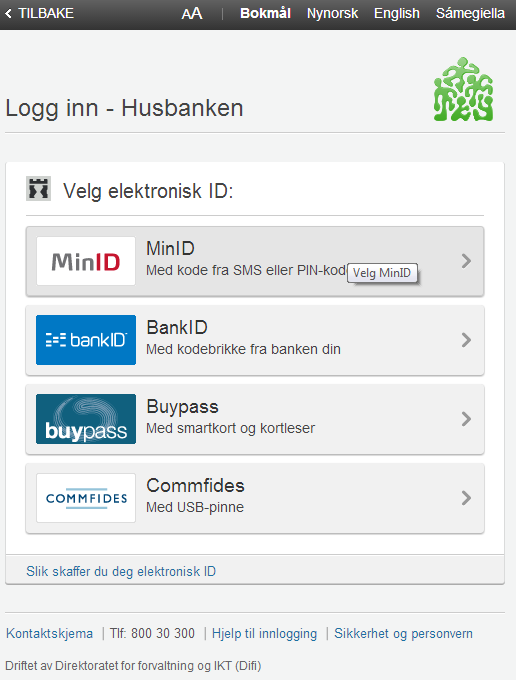 Pålogging til esøknad ID-porten er en felles innloggingsløsning til offentlige tjenester, og tilbyr sikker innlogging ved bruk av elektronisk ID (e-id).