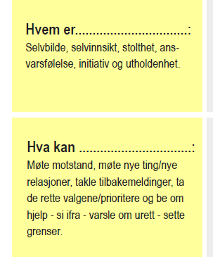 14 åringene om hva det betyr å bli voksen: Barnetrinn Barnehage 1. Lærerne har mange av timene knyttet til de samme elevene og elevene har få lærere å forholde seg til. 2.