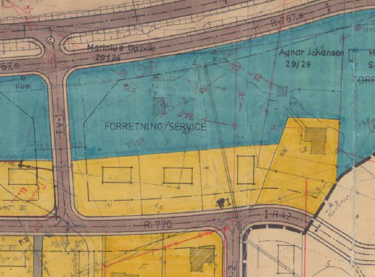 Denne eiendommen vil utgjøre ca. 4,2 dekar. Arealbruken vil også være i tråd med reguleringsplan for Løkvoll fra 1974.