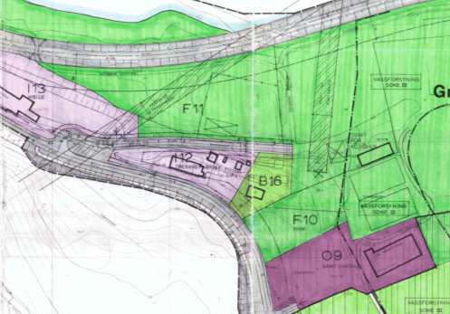 1. Planstatus og saksgang 1.2 Kommunedelplan for Fossbergom (2003) syner tomt i Eggjalia (merka In1) som framtidig industriområde med krav om utarbeiding av reguleringsplan før den takast i bruk.