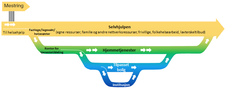 Drifts- g ressursanalyse av tjenestene i helse g velferd Figur 5.