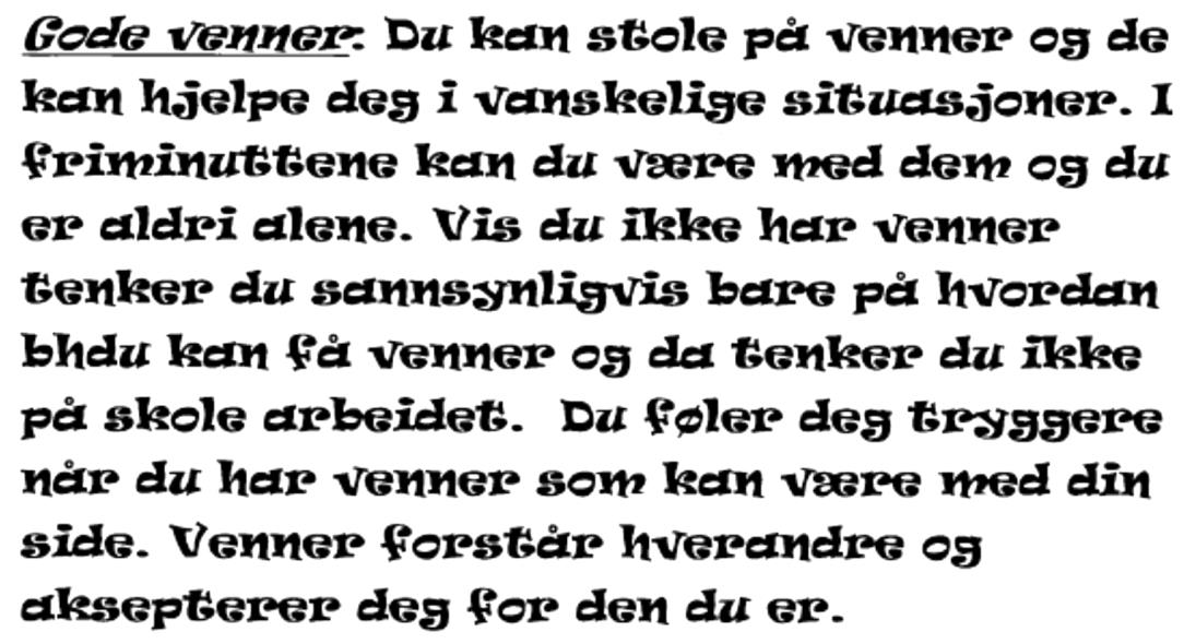 2. TRIVSEL «Vi syntes trivsel og læring henger sammen. Hvis du trives har du lettere for å lære.