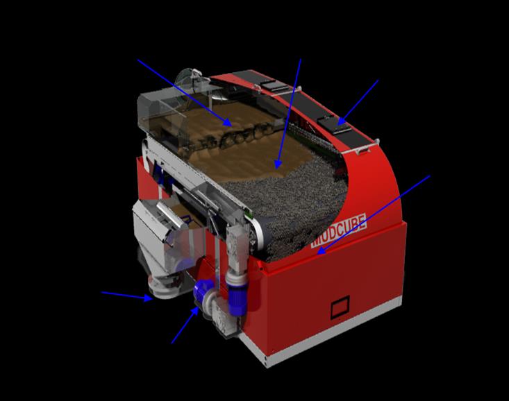 MudCube Hvordan den fungerer Tekniske hovedpunkter MudCube MudCube MudCube er en fjern-operert løsning som krever minimalt av vedlikehold for en optimal separasjon av borekaks og borevæske MudCube er