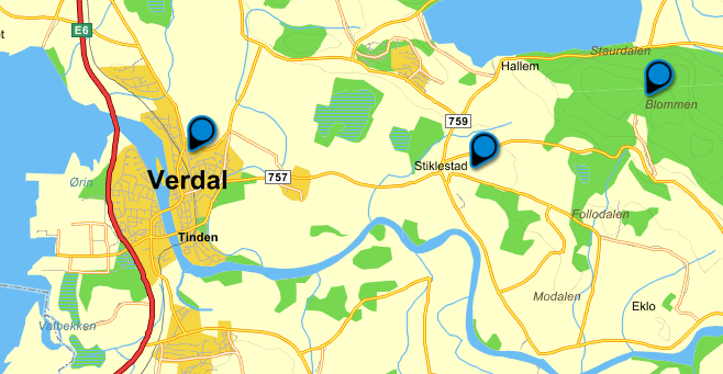 ransport/adkomst: Verdal ligger ca 60km nord for rondheim ufthavn(værnes). Det tar ca 60min med buss/bil/tog fra Værnes. Verdalsøra barne- og ungdomsskole ligger ca 1km fra togstasjonen.
