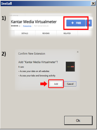 9. Under installasjonen vil du også få opp følgende vindu Dette er et informasjonsvindu for dere som har nettleseren Google Chrome installert på maskinen.