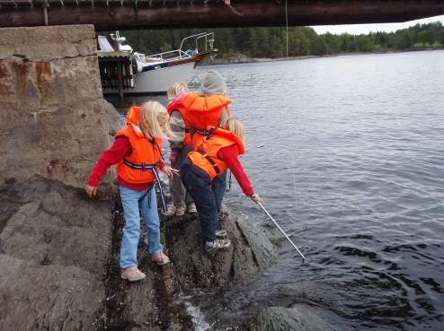 Å iaktta, lytte, undre seg, eksperimentere, beskrive og samtale rundt et blad, en maur, en råtten trestokk, et skjell, noe rognebær, en hakkespett, å tegne, synge - alene eller i kor Her er det mange