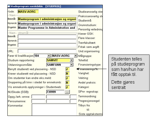 Studieprogram 3. Studienivå Studieprogram 4. Studieretten tellemåte på UiB Ny tellemåte fra og med høsten 2006.