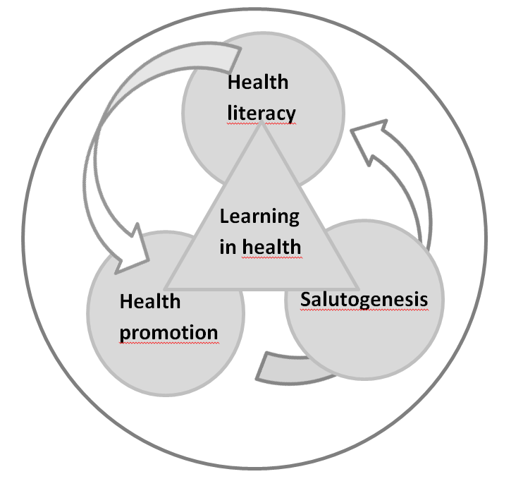 kan ha for den helsepedagogiske virksomheten. Med dette kunne en også fått satt selve grunnlagstenkningen for LMS på dagsorden. Følgende modell (fig.