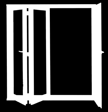 Bruksområde for Patio 6080 - Rammevekt opptil 80 kg per ramme - Rammens falsebredde fra 450 mm opp til 1 200 mm (aktiv ramme) - Rammens falsebredde fra 450 mm opp til 900 mm (folderamme) - Rammens