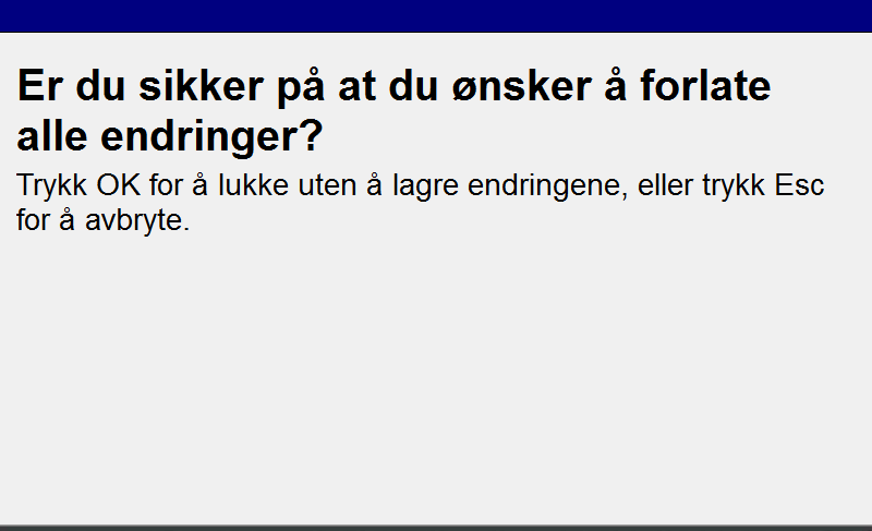 Sjekkliste. Mulighet til å velge flere valg ved å huke av eller på enheter og objekter. Ja/Nei felt. Sett informasjonen eller valget til ja eller nei ved å velge eller.