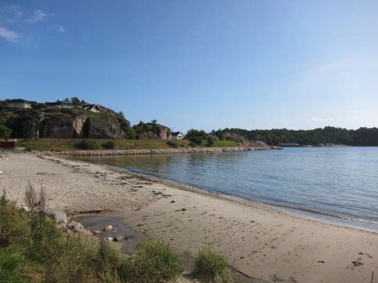 Strandpromenaden er en del av Friluftsrådet Sør sitt forslag til kyststi. Kyststien vil etter forslaget fortsette på sørsiden av hotellet.