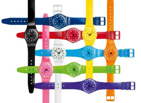 VELLYKKET INNOVASJON : SWATCH Swatch klokker Innovativt konsept,