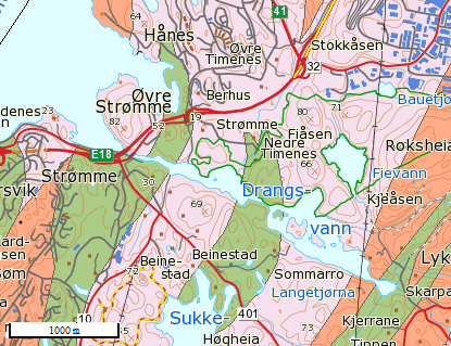 3. Data, fakta 3.1 Bergarter Området er en del av Bamble-sektoren, en av flere orogene belter in det Sydvest-skandinaviske grunnfjellsområde.