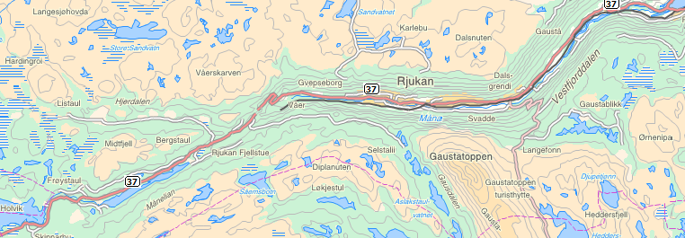 Oversikt over prosjektoppgaver Rjukan 2011-2015 Krokan Såheim Kraftstasjon Dam Mæland Dam Dale Frøystul Kraftstasjon Tunnel arbeid Mæl Kraftstasjon Tunnel arbeide Skarsfoss Dam