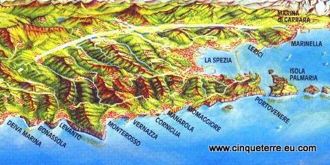 Kulturreise til Cinque Terre 22. 29. september 2015 Som perler på en snor ligger de fem små italienske fiskelandsbyene.
