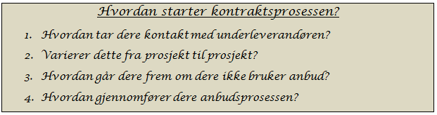 Forhandlet kontrakt brukes når det er behov for oppdragsgiver å diskutere løsninger med en underleverandør.