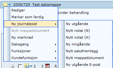 4 Fanen Klassering: Kryss av for Uoff ved å klikke i ruta Prinsipp velg Personal Fødselsnummer 11 siffer av rullegardinlista Ordn.