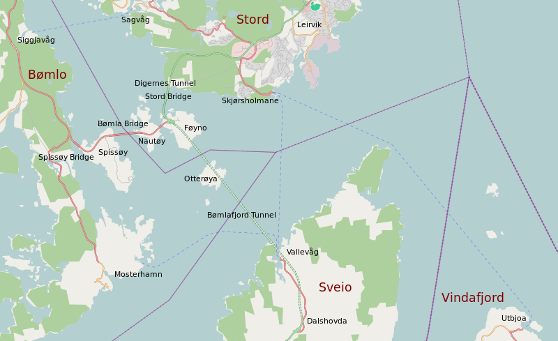 34 SAMFUNNSØKONOMISKE VIRKNINGER AV SAMFERDSELSINVESTERINGER 3.3.3 Trekantsambandet Om prosjektet 10 Figur 3.