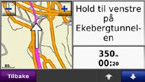 Bruke hovedsidene Bruke hovedsidene Kartside Trykk på Se på kart for å åpne kartsiden. Kjøretøyikonet viser gjeldende posisjon.