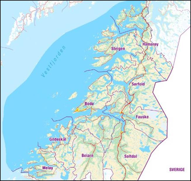 1 Beskrivelse av Fauske kommune Fauske kommune ligger i Salten, kommunen ble danna i 1905 ved deling av tidligere Skjerstad til to kommuner; Skjerstad og Fauske. Nesten 100 år etter 1.