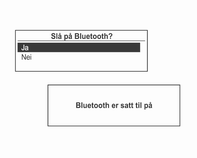 130 Telefon Velg Telefon-meny Bluetoothinnstillinger ved hjelp av multifunksjonsbryteren og trykk så på multifunksjonsbryteren.