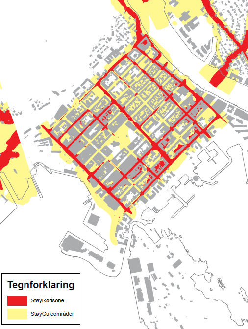 hensyn til lysforholdet i bakgårdene. Problem med eksos og innsyn fra parkeringsarealet er løst.