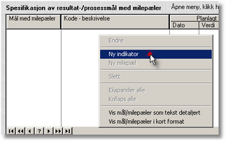 Brukermanual 29 Generelt om ny mål-/resultatstruktur Vi forklarer her i korte trekk egenskaper ved ny mål-/resultatstruktur: målindikatorer som registreres til et tilsagn er delt inn i to hovedtyper: