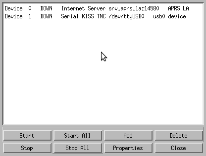 Da er vi nesten å mål. Som du ser av bilde til høyre nå Interface Control har vi nå to Devicer med status Down. Dette betyr at de ikke er aktive.