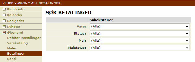 Betalinger Når man har generert alle fakturagrunnlagene, kan man sjekke om de ser korrekt ut før man eksporterer de. Herfra kan man også gjøre endringer på et enkelt fakturagrunnlag.