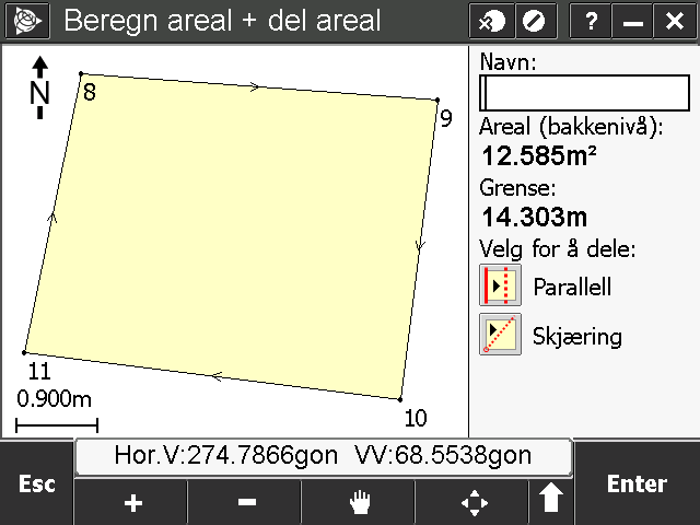 Beregninger Trykk på "Beregninger" og du får