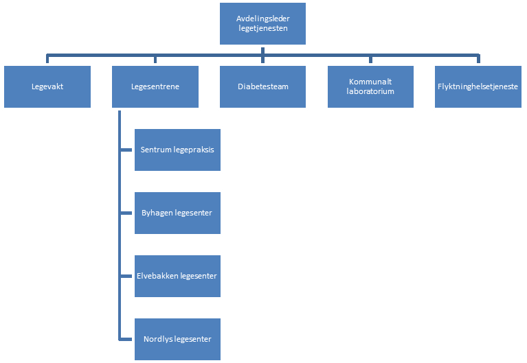 Organisasjonskart Legetjenesten pr januar 2014: Legetjenesten har vokst de siste 3 årene.