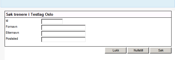 Det er lagt inn sperre i forhold til kontoer som er i bruk til andre felles føringer i systemet. Legge til hovedtrener.