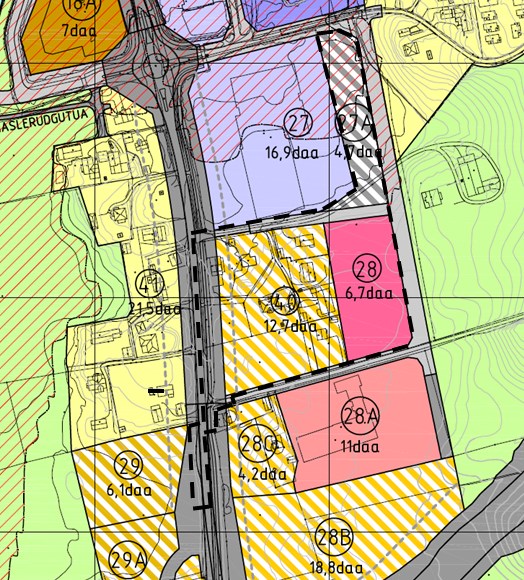 Utsnitt av kommunedelplan for Gran sentrum. Oversiktskart Tiltaket som utløser planarbeidet Helsehus Gran sentrum innebærer nytt sykehjem, lokalmedisinsk senter (LMS) og intermediær avdeling (IMA).