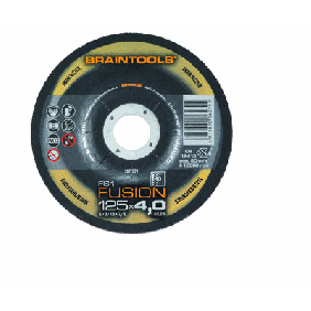 FS1 FUSION Combines the fine surface of a flap disc with the long life time of a resinoid grinding disc.