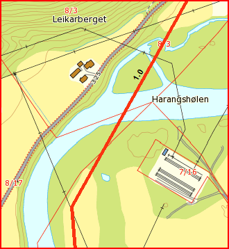 Side 95 skape et uryddig uttrykk, fordi det er forskjellige mastetyper med ulik avstand.