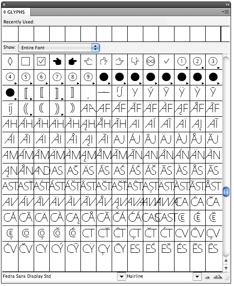 PROFIL: FONT FEDRA SANS (Fedra Sans skal brukes de fleste sammenhenger. Den må benyttes til alle applikasjoner som skal inn i Papirfly.) Tall settes i tabular lining i løpende tekst og tabeller.